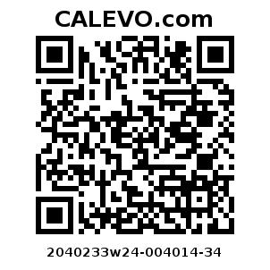 Calevo.com Preisschild 2040233w24-004014-34