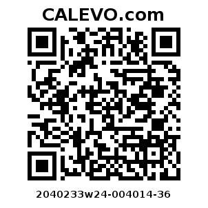 Calevo.com Preisschild 2040233w24-004014-36