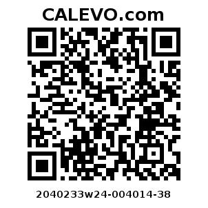 Calevo.com Preisschild 2040233w24-004014-38