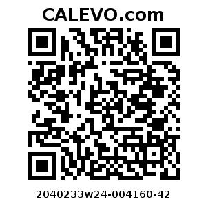 Calevo.com Preisschild 2040233w24-004160-42