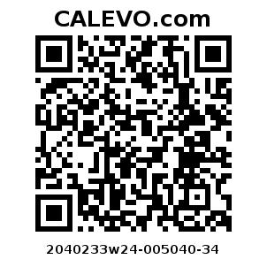 Calevo.com Preisschild 2040233w24-005040-34