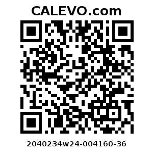 Calevo.com Preisschild 2040234w24-004160-36