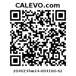 Calevo.com Preisschild 2040234w24-004160-42