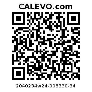 Calevo.com Preisschild 2040234w24-008330-34