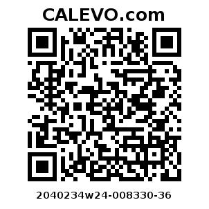 Calevo.com Preisschild 2040234w24-008330-36