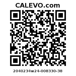 Calevo.com Preisschild 2040234w24-008330-38