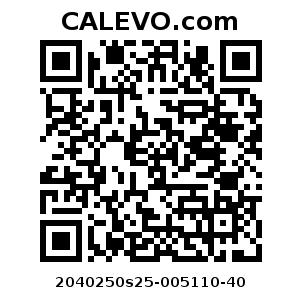 Calevo.com Preisschild 2040250s25-005110-40