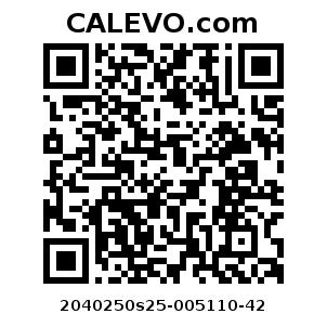 Calevo.com Preisschild 2040250s25-005110-42