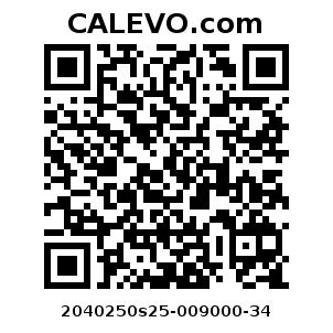 Calevo.com Preisschild 2040250s25-009000-34