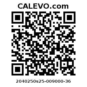 Calevo.com Preisschild 2040250s25-009000-36