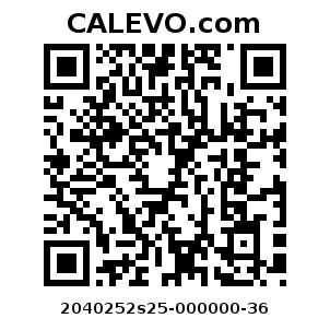 Calevo.com Preisschild 2040252s25-000000-36