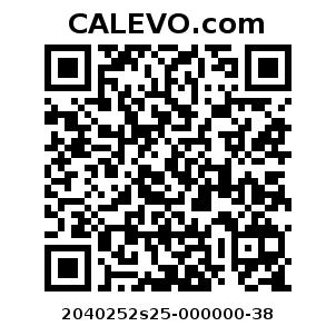 Calevo.com Preisschild 2040252s25-000000-38