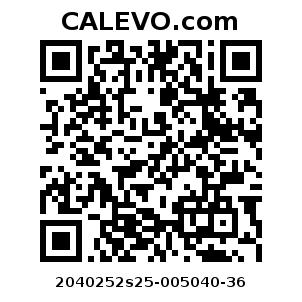 Calevo.com Preisschild 2040252s25-005040-36