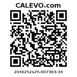 Calevo.com Preisschild 2040252s25-007303-34