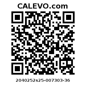 Calevo.com Preisschild 2040252s25-007303-36