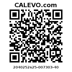 Calevo.com Preisschild 2040252s25-007303-40