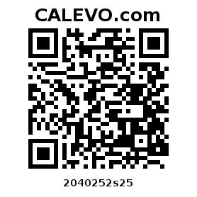 Calevo.com Preisschild 2040252s25