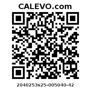 Calevo.com Preisschild 2040253s25-005040-42