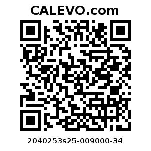 Calevo.com Preisschild 2040253s25-009000-34