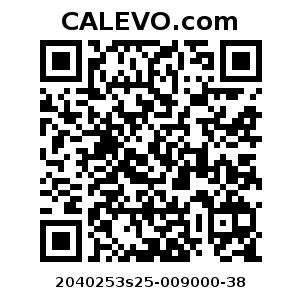 Calevo.com Preisschild 2040253s25-009000-38