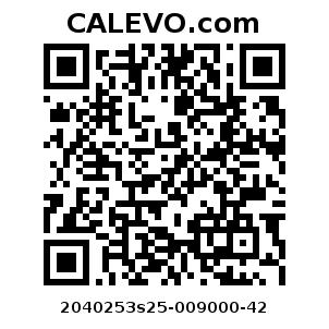 Calevo.com Preisschild 2040253s25-009000-42