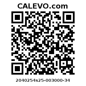 Calevo.com Preisschild 2040254s25-003000-34