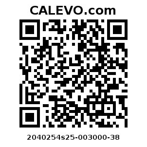 Calevo.com Preisschild 2040254s25-003000-38