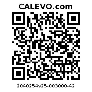 Calevo.com Preisschild 2040254s25-003000-42