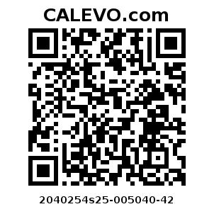 Calevo.com Preisschild 2040254s25-005040-42