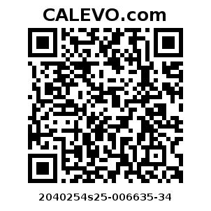 Calevo.com Preisschild 2040254s25-006635-34