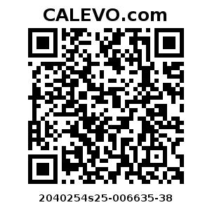 Calevo.com Preisschild 2040254s25-006635-38