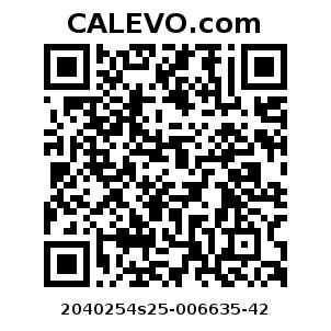 Calevo.com Preisschild 2040254s25-006635-42