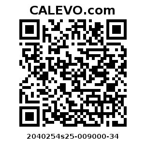 Calevo.com Preisschild 2040254s25-009000-34