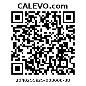 Calevo.com Preisschild 2040255s25-003000-38