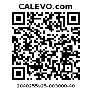 Calevo.com Preisschild 2040255s25-003000-40