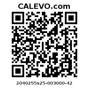 Calevo.com Preisschild 2040255s25-003000-42