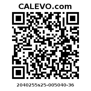 Calevo.com Preisschild 2040255s25-005040-36