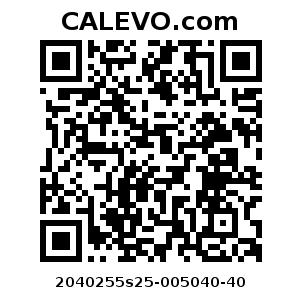 Calevo.com Preisschild 2040255s25-005040-40