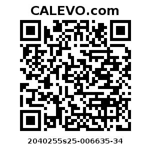 Calevo.com Preisschild 2040255s25-006635-34