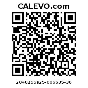 Calevo.com Preisschild 2040255s25-006635-36