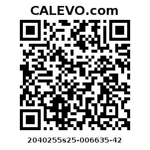 Calevo.com Preisschild 2040255s25-006635-42