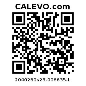 Calevo.com Preisschild 2040260s25-006635-L