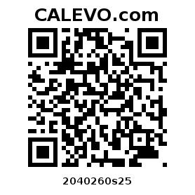 Calevo.com Preisschild 2040260s25