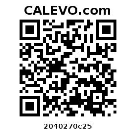 Calevo.com Preisschild 2040270c25