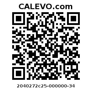 Calevo.com Preisschild 2040272c25-000000-34