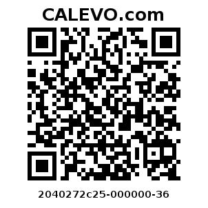 Calevo.com Preisschild 2040272c25-000000-36