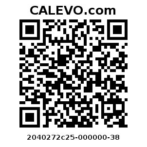 Calevo.com Preisschild 2040272c25-000000-38