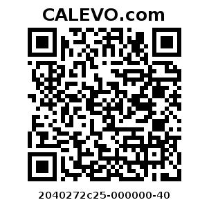 Calevo.com Preisschild 2040272c25-000000-40