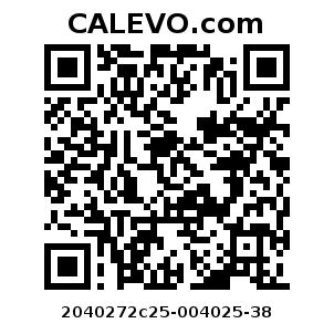 Calevo.com Preisschild 2040272c25-004025-38