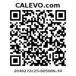 Calevo.com Preisschild 2040272c25-005006-34